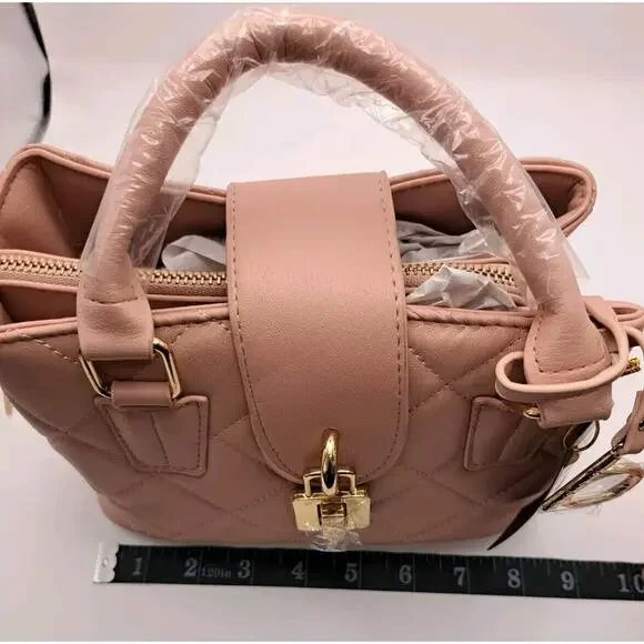 Bebe Los Angeles Kellen Small Satchel Blush MSRP $99 - Picture 5 of 7